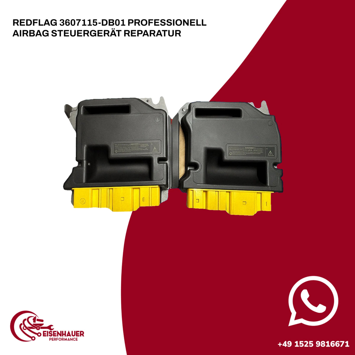 Redflag 3607115-DB01 Professionell Airbag Steuergerät Reparatur