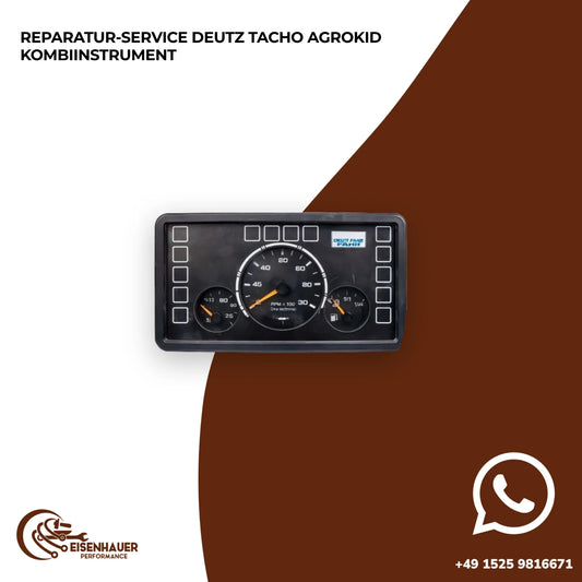 Reparatur Service Deutz Tacho Agrokid Kombiinstrument