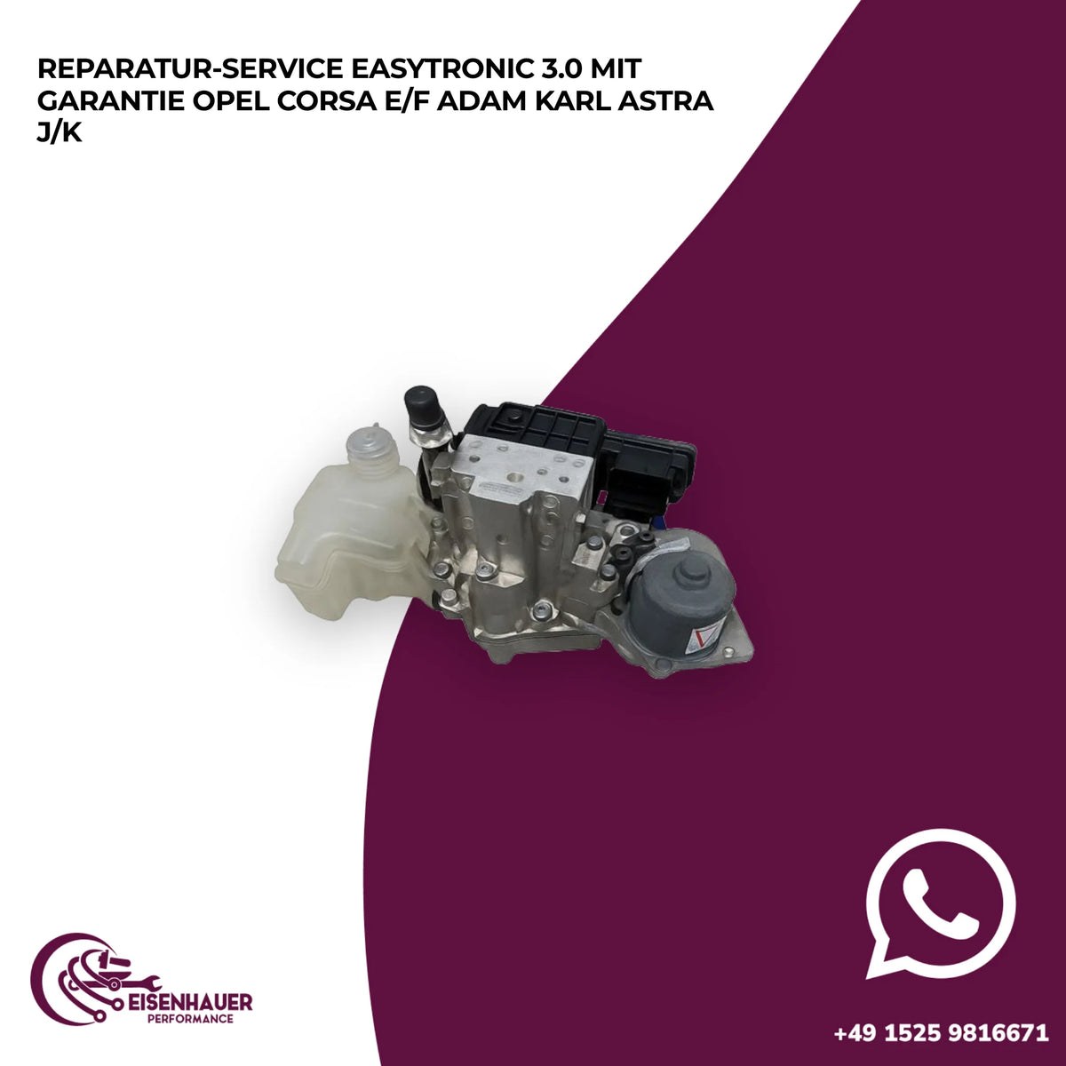 Reparatur Service Easytronic 3.0️ ️Opel Corsa E/F Adam Karl Astra J/K