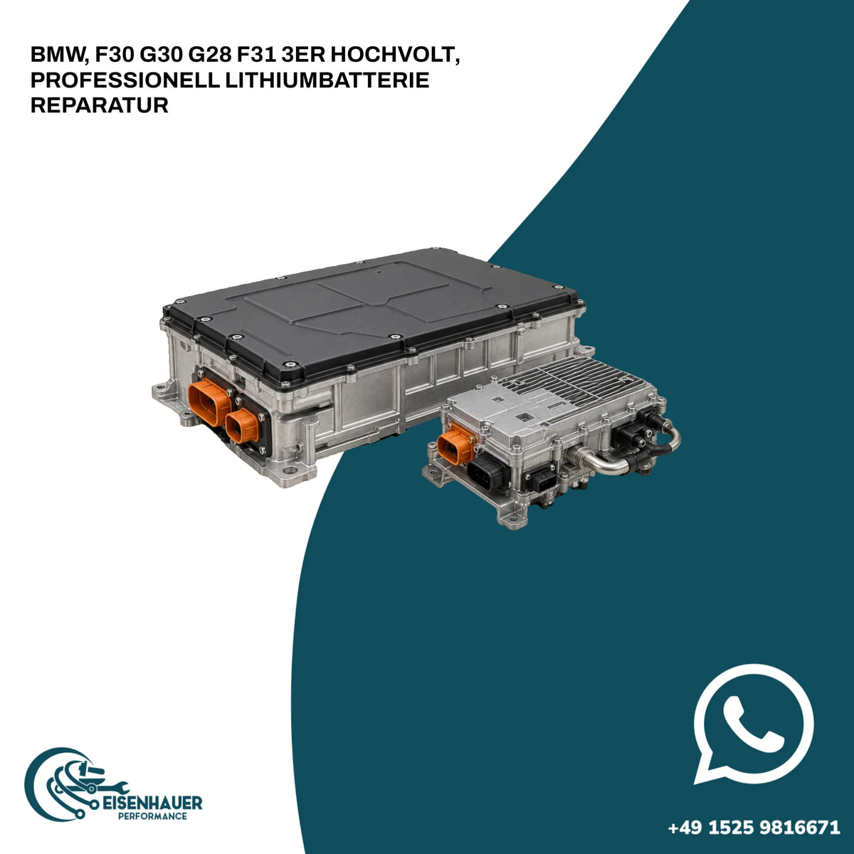 BMW, F30 G30 G28 F31 3er Hochvolt, PROFESSIONELL LITHIUMBATTERIE REPARATUR