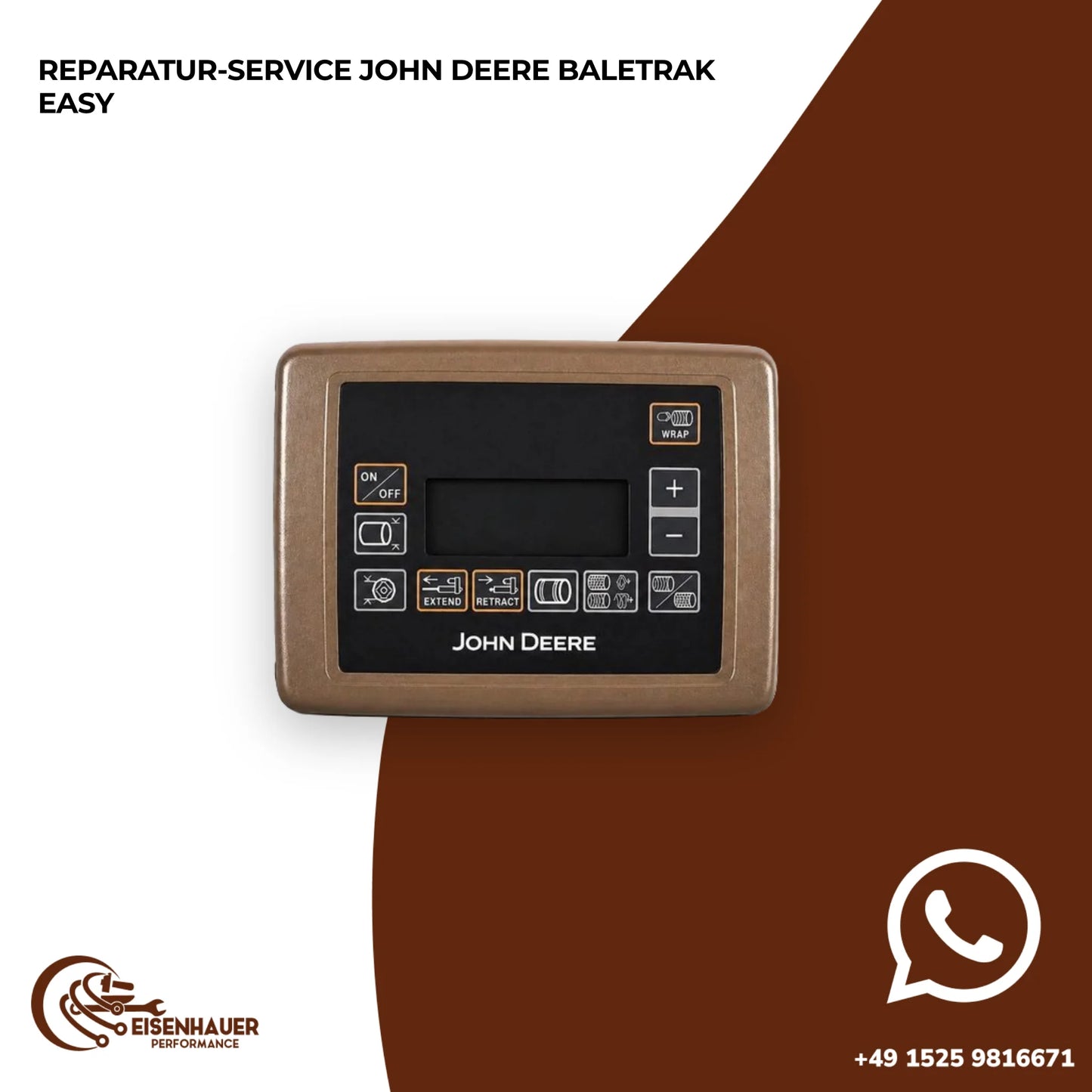 Reparatur Service John Deere BaleTrak Easy