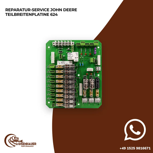 Reparatur Service John Deere Teilbreitenplatine 624