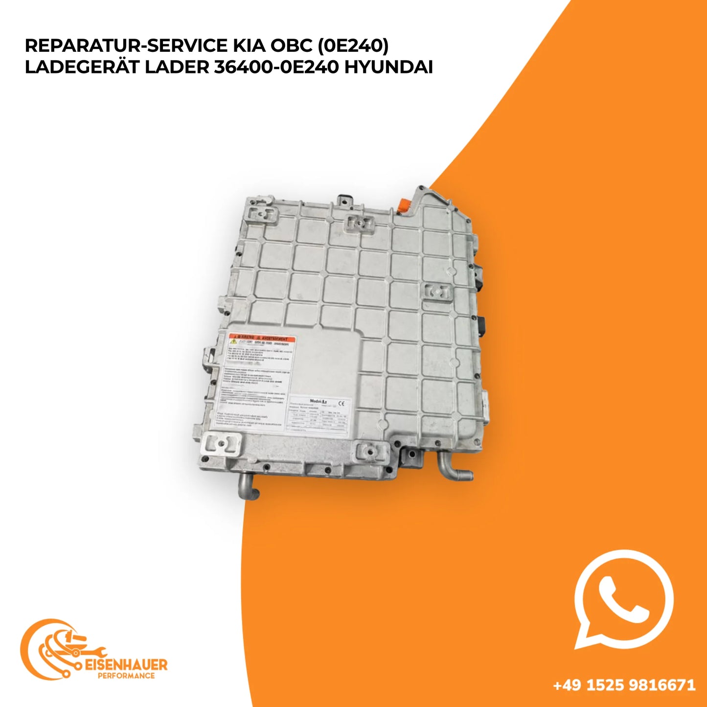 Reparatur Service Kia OBC (0E240) Ladegerät Lader 36400-0E240 Onboard