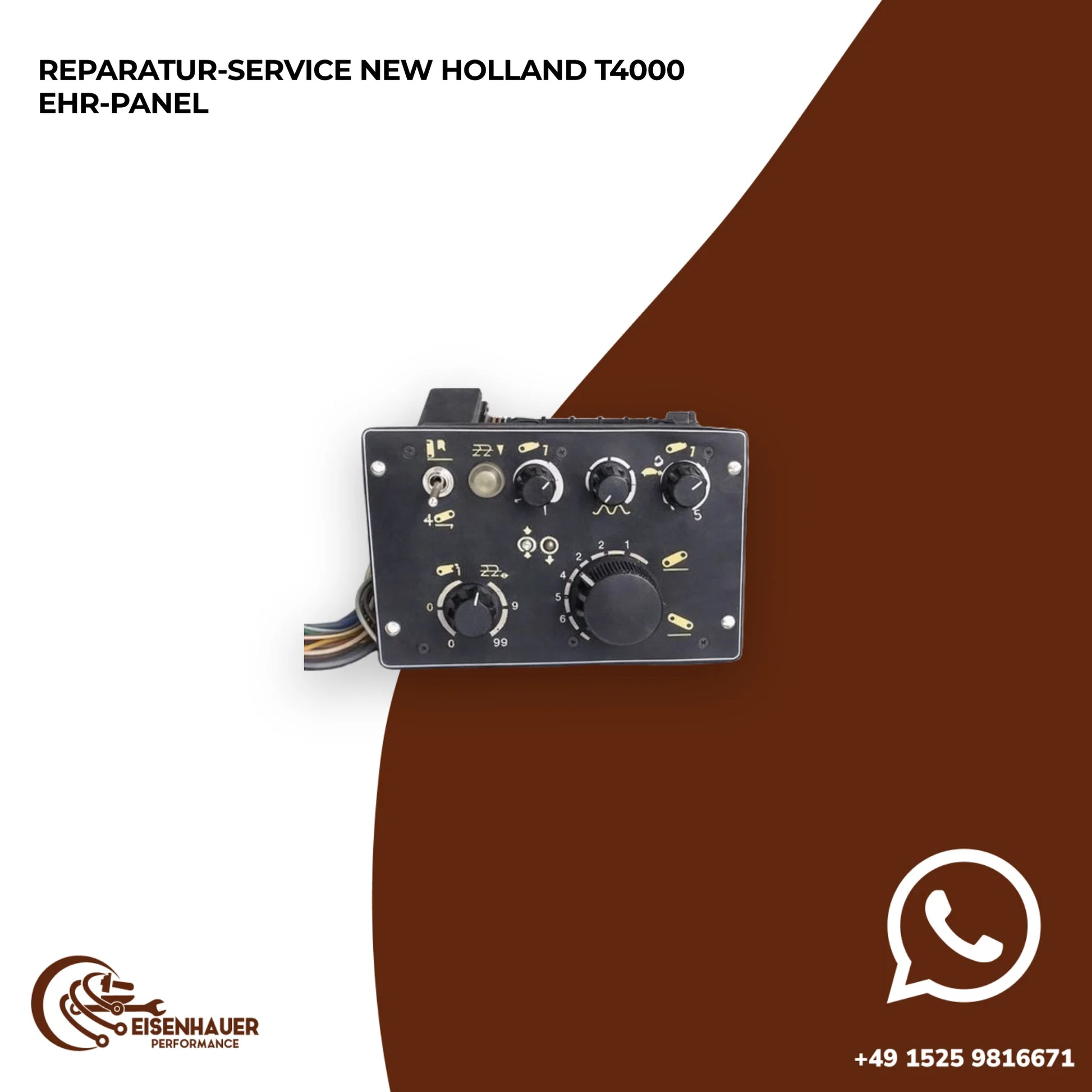Reparatur Service New Holland T4000 EHR-Panel