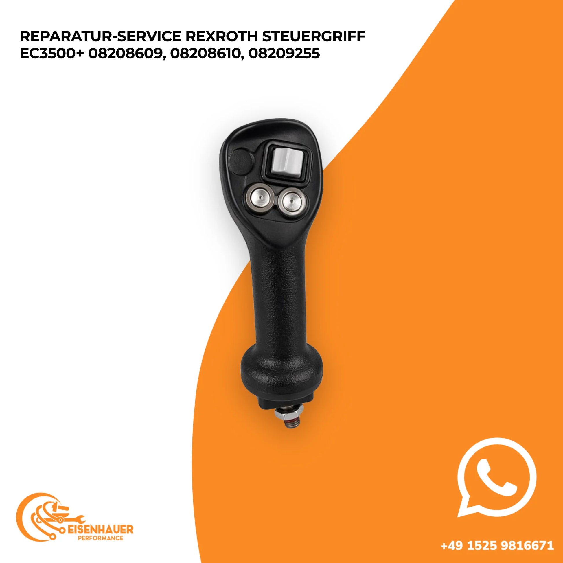 Reparatur Service Rexroth Steuergriff EC3500+ 08208609, 08208610, 08209255