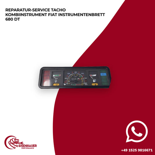 Reparatur Service Tacho Kombiinstrument Fiat Instrumentenbrett 680 DT