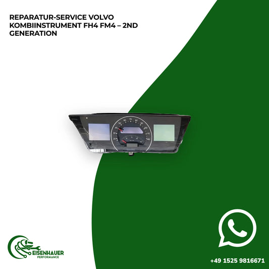 Reparatur Service Volvo Kombiinstrument FH4 FM4 – 2nd generation