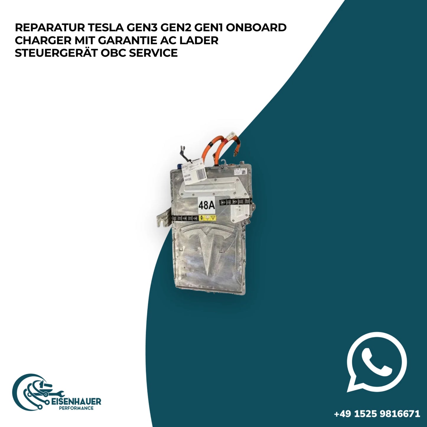 Reparatur Tesla Gen3 Gen2 Gen1 Onboard Charger️ ️AC Lader Steuergerät OBC Service