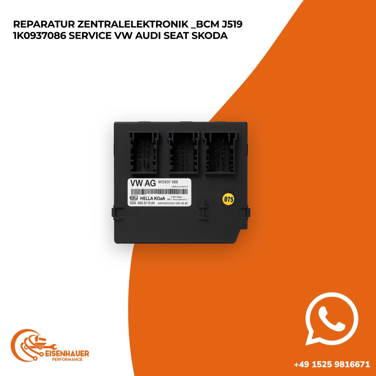 Reparatur Zentralelektronik _BCM J519 1K0937086 Service VW ️ Audi ️ Seat ️ Skoda