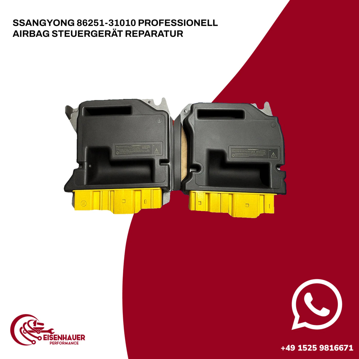 SSANGYONG 86251-31010 Professionell Airbag Steuergerät Reparatur