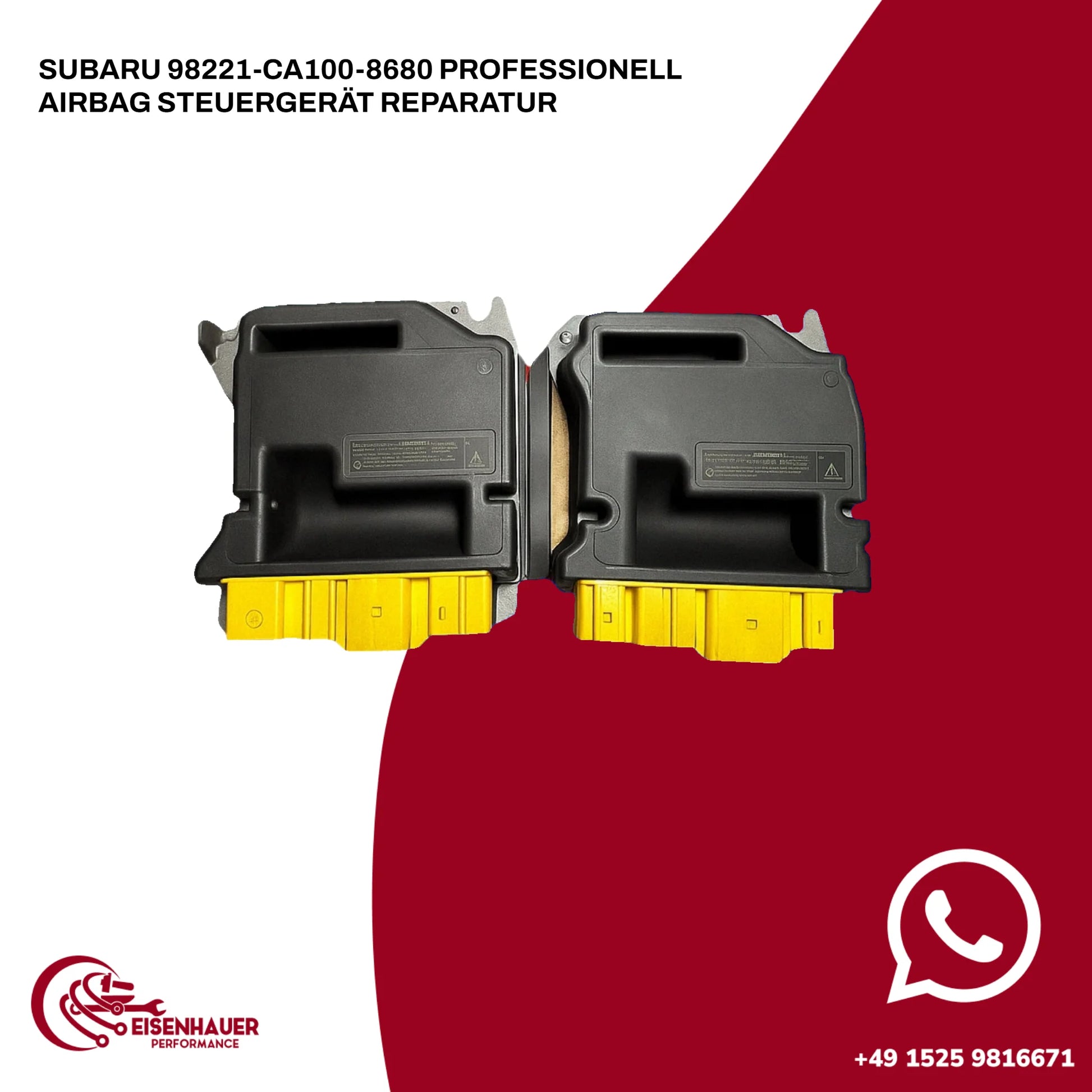 Subaru 98221-CA100-8680 Professionell Airbag Steuergerät Reparatur