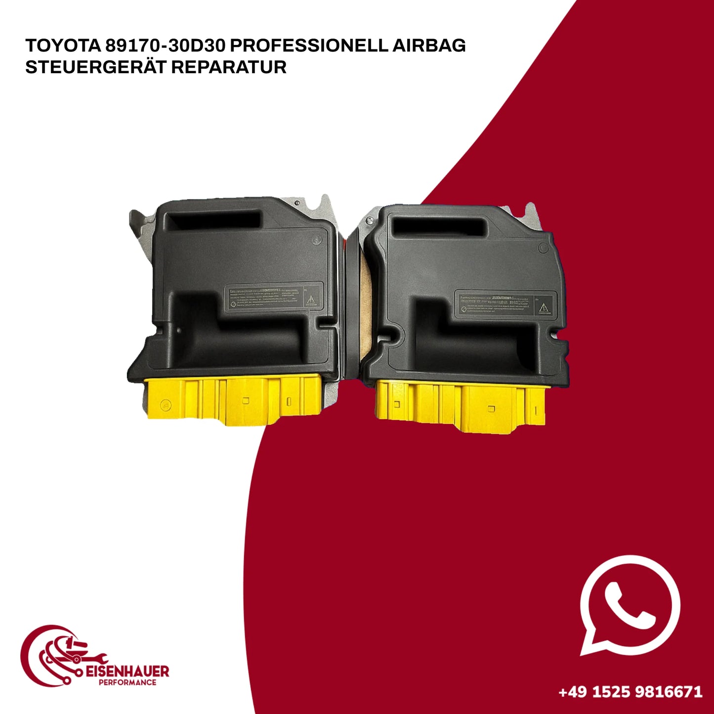 Toyota 89170-30D30 Professionell Airbag Steuergerät Reparatur