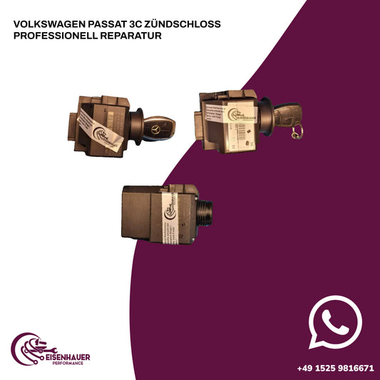 Volkswagen Passat 3C Zündschloss Professionell Reparatur