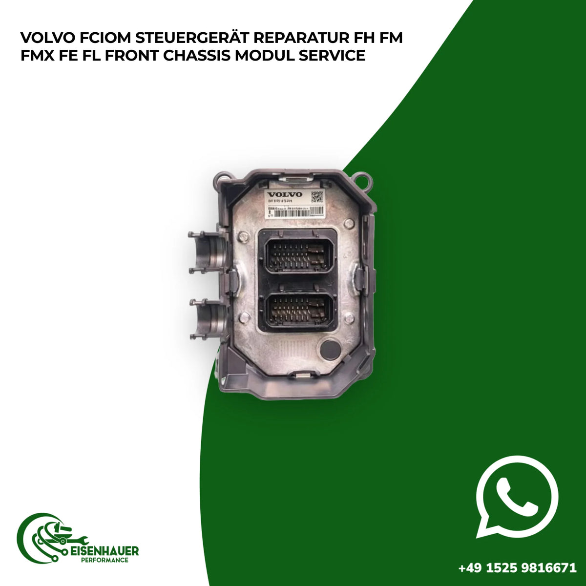 Volvo FCIOM Steuergerät Reparatur FH FM FMX FE FL Front Chassis Modul Service