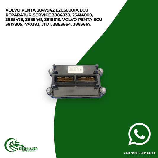 Volvo Penta 3847942 E2050001A ECU Reparatur Service 3884030, 23414009, 3885478, 3885461, 3818613. Volvo Pen…