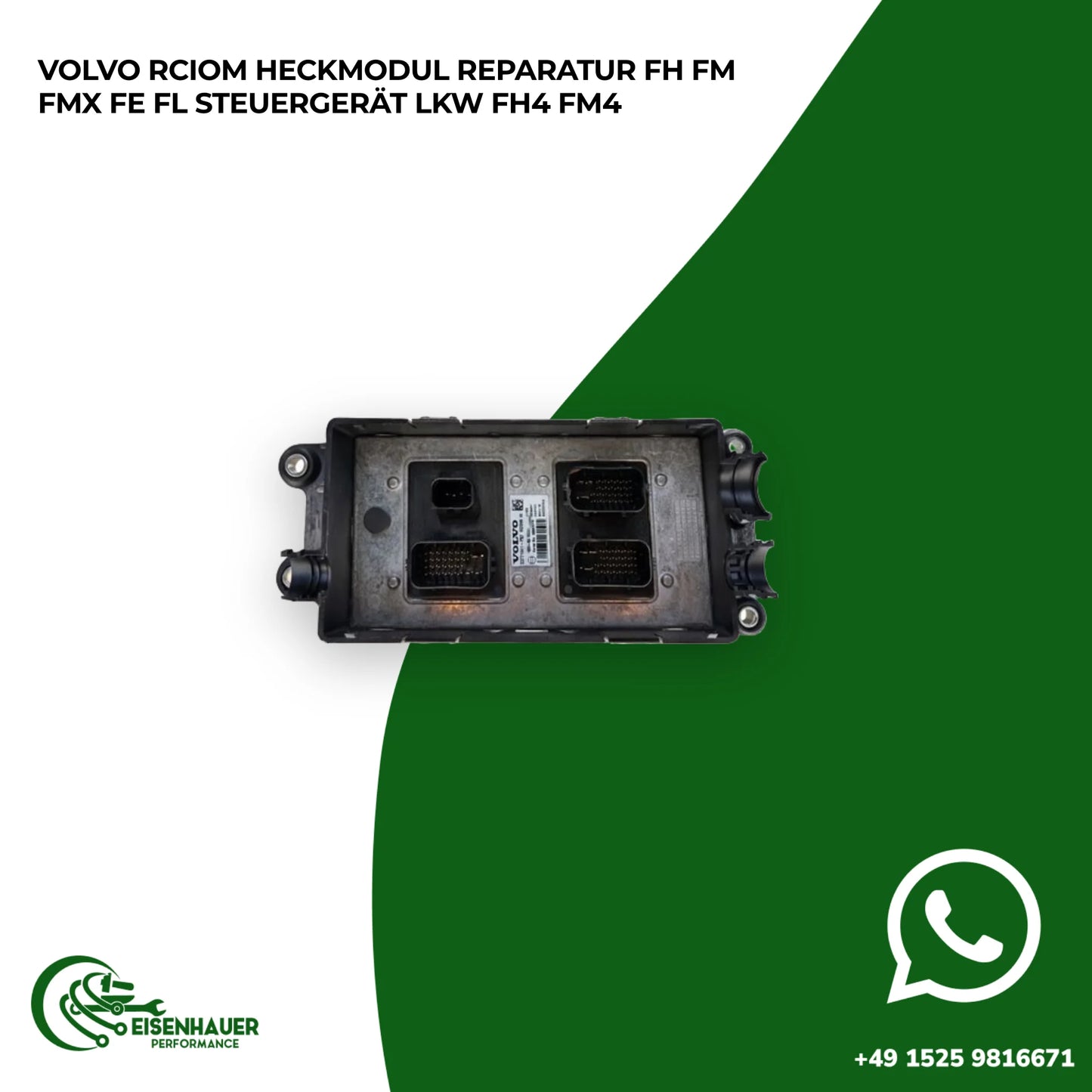 Volvo RCIOM Heckmodul Reparatur FH FM FMX FE FL Steuergerät LKW FH4 FM4