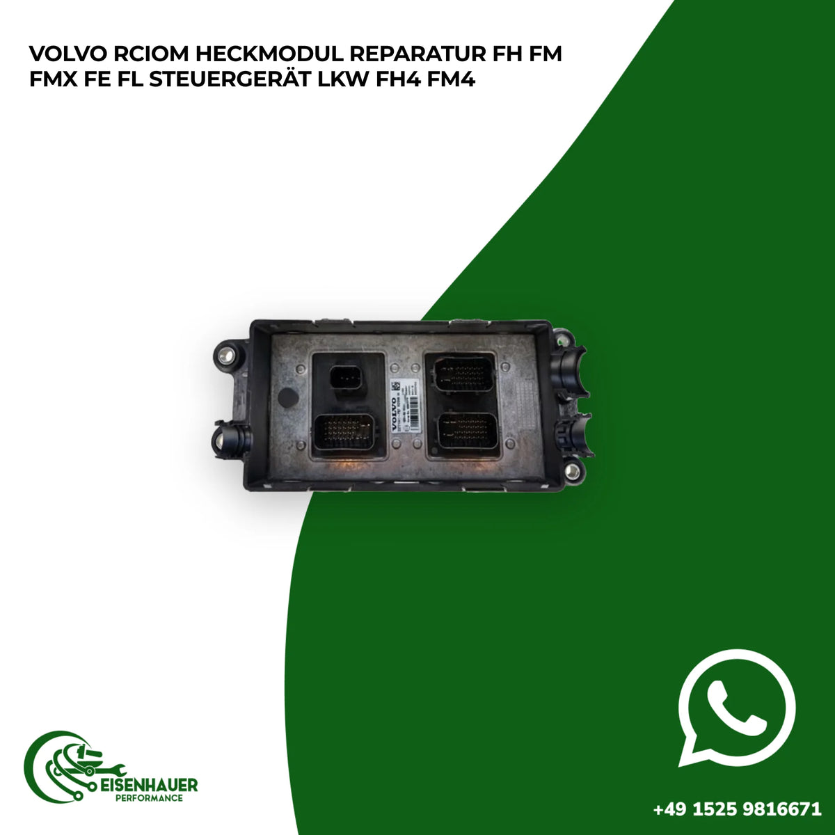 Volvo RCIOM Heckmodul Reparatur FH FM FMX FE FL Steuergerät LKW FH4 FM4