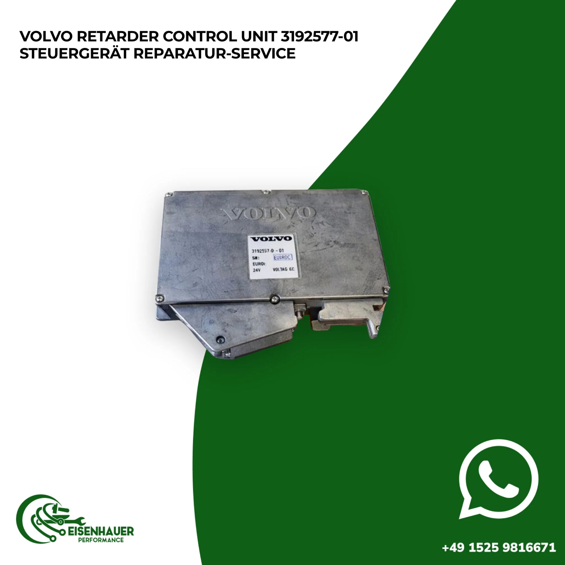 Volvo Retarder Control Unit 3192577-01 Steuergerät Reparatur Service