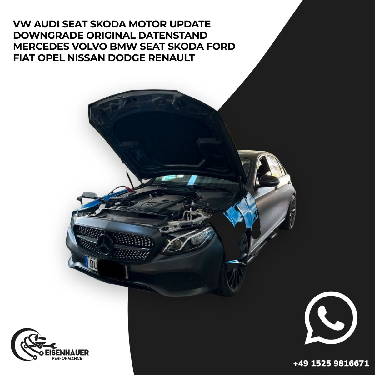 ️VW Audi Seat Skoda Motor Update Downgrade Original Datenstand Mercedes Volvo BMW Seat Skoda Ford Fiat Opel…