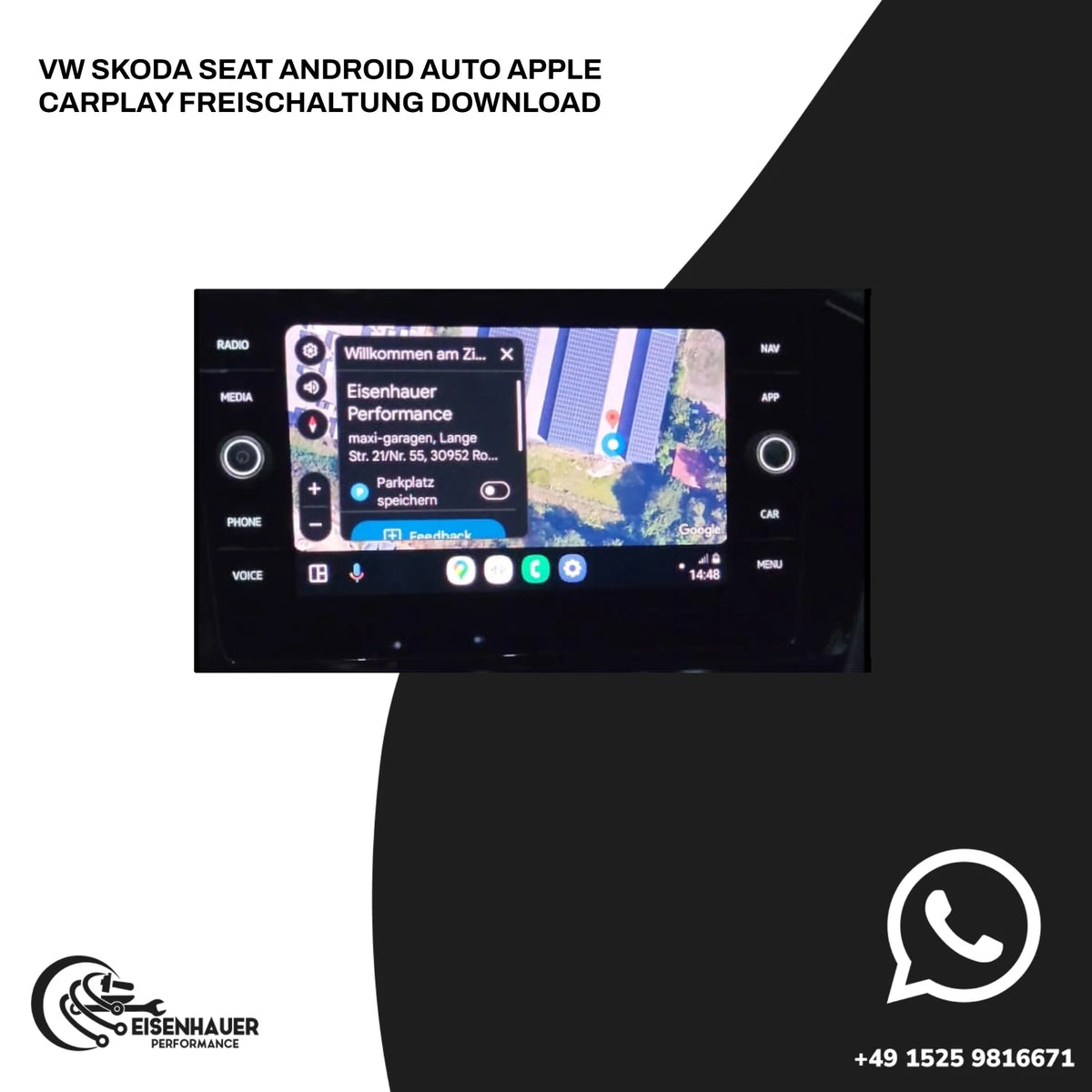 VW Skoda Seat Android Auto Apple CarPlay Freischaltung Download