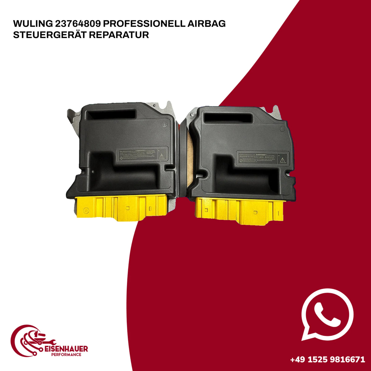 WuLing 23764809 Professionell Airbag Steuergerät Reparatur